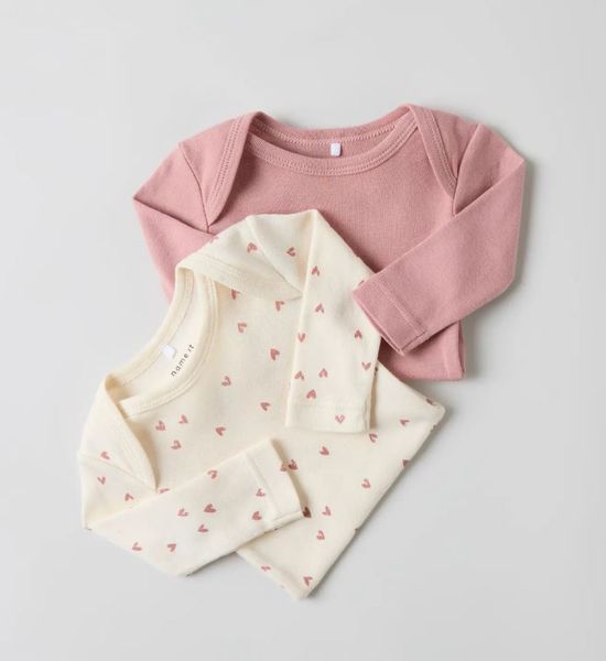 Buttercream Hearts Body 2-pakning Noos str. 56