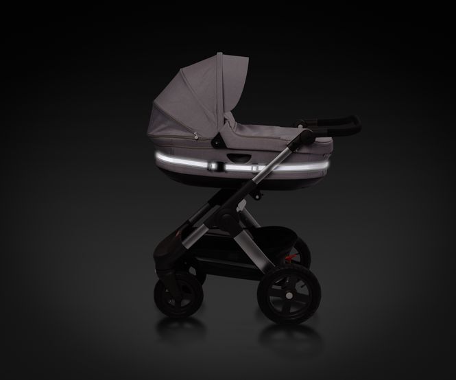 Hovedbilde Tinkafu - Refleksstropp til vogn Grå